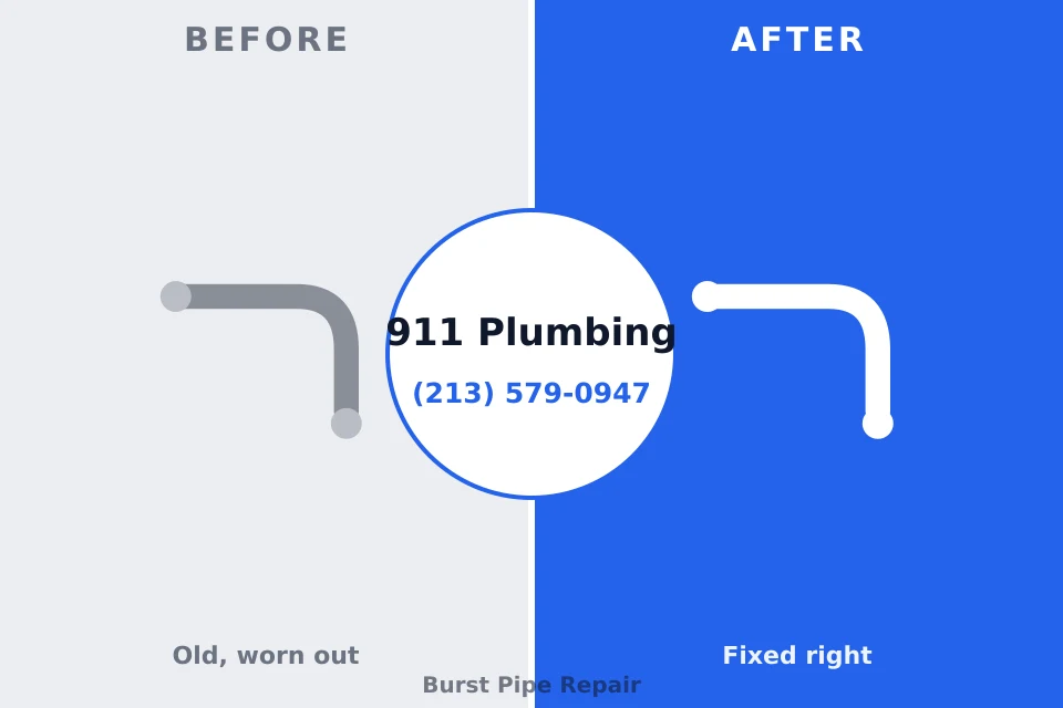 Before and after: plumbing repair Citrus Park, AZ